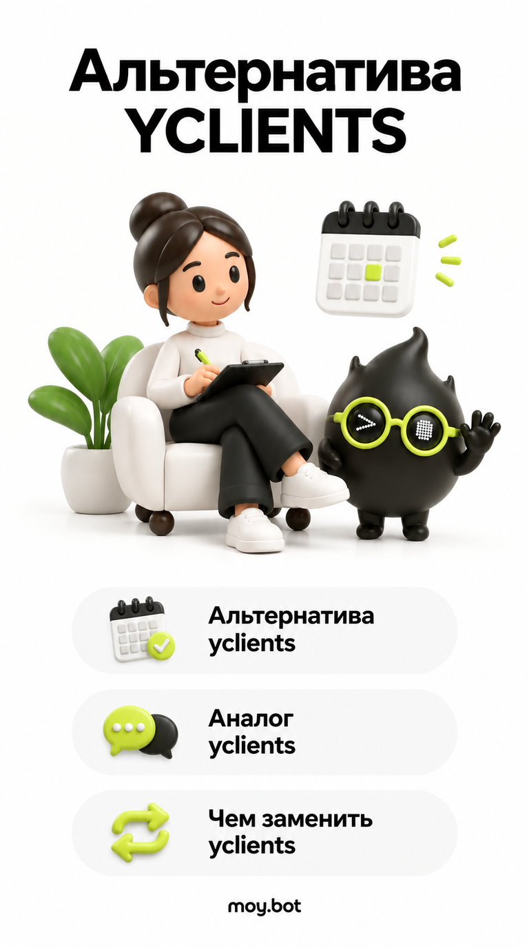 Альтернатива YCLIENTS - аналог yclients - шпаргалка
