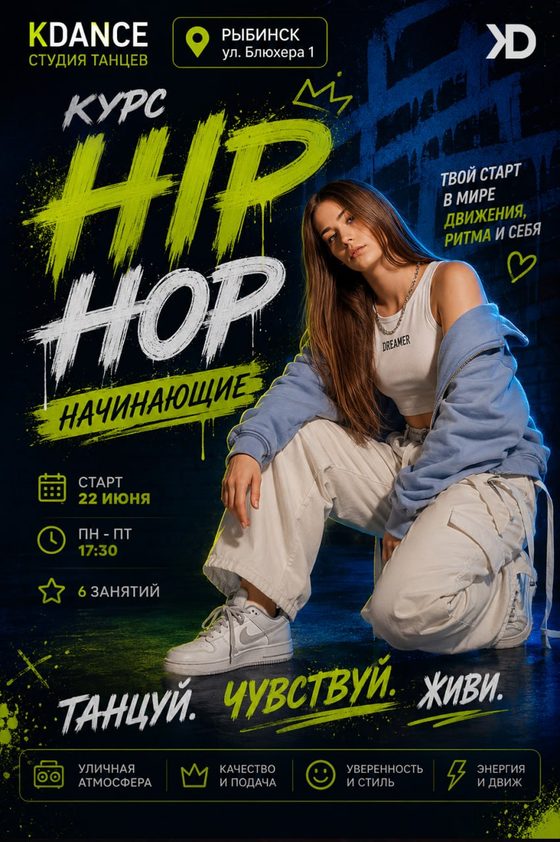 Афиша курса Hip-Hop